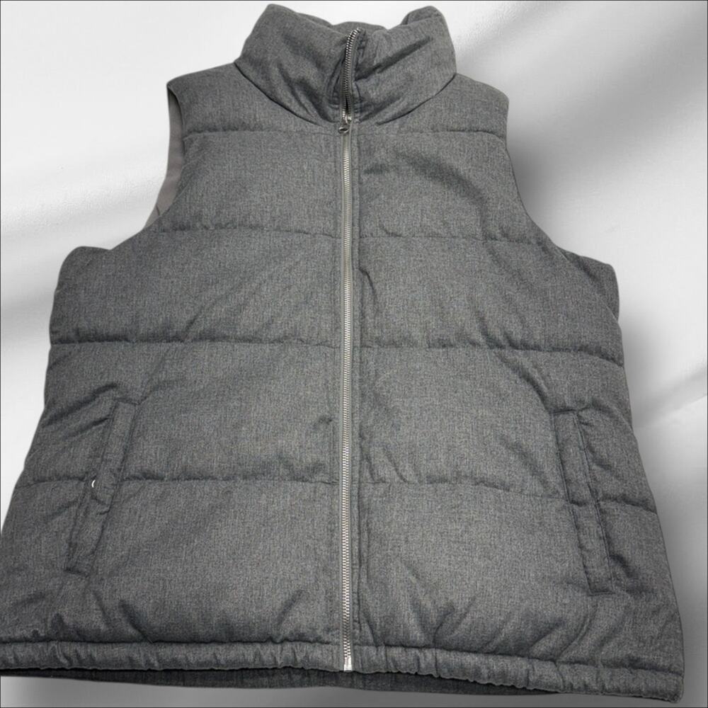 OLD NAVY Women’s Large Gray Puffy TEACHER Vest